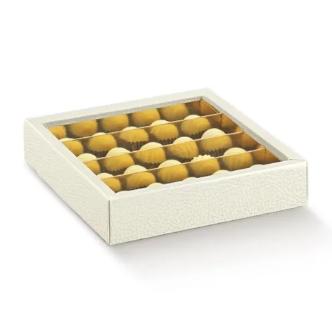 Pearl White Textured Folding Base and PET Sleeve